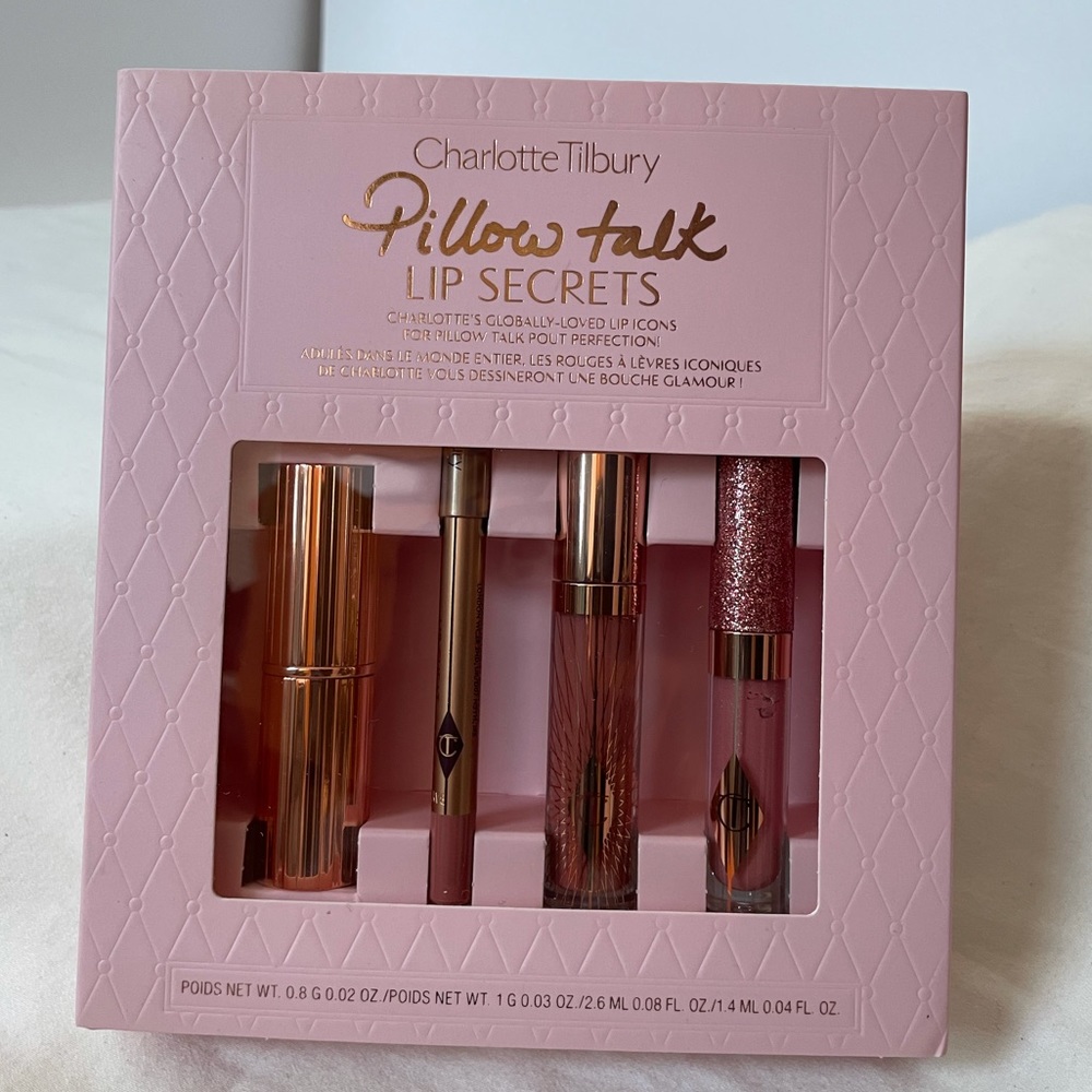 CHARLOTTE TILBURY NIB PILLOW TALK LIP SECRETS SET - Picture 1 of 3